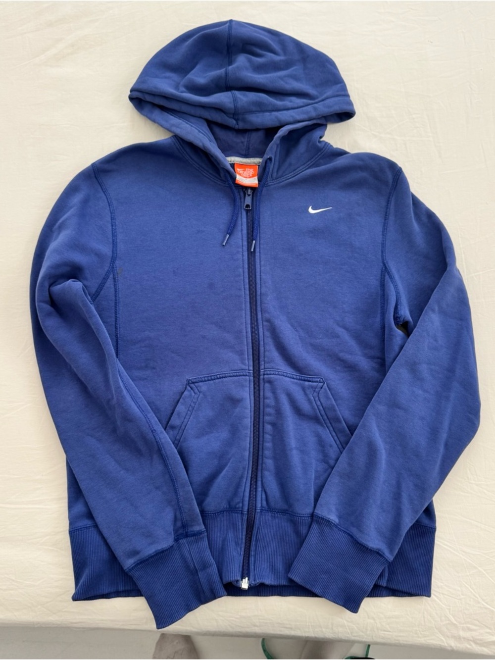 Vintage Nike Blue Full-Zip Hoodie